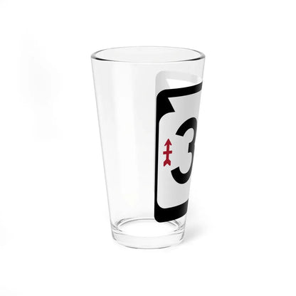 WIS 32 (Wisconsin) (Road Sign) Pint Glass 16oz - Go Mug Yourself