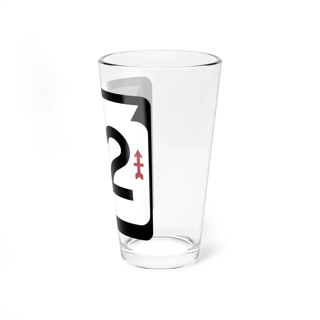WIS 32 (Wisconsin) (Road Sign) Pint Glass 16oz - Go Mug Yourself