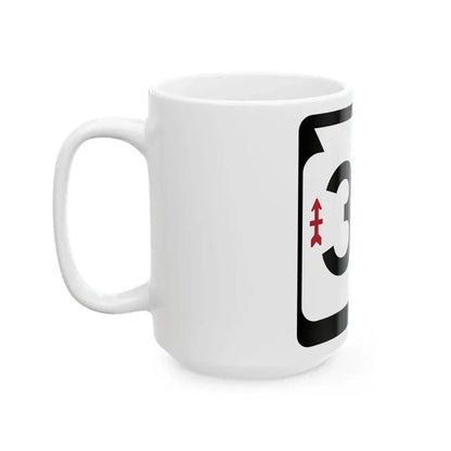 WIS 32 (Wisconsin) (Road Sign) White Coffee Mug - Go Mug Yourself