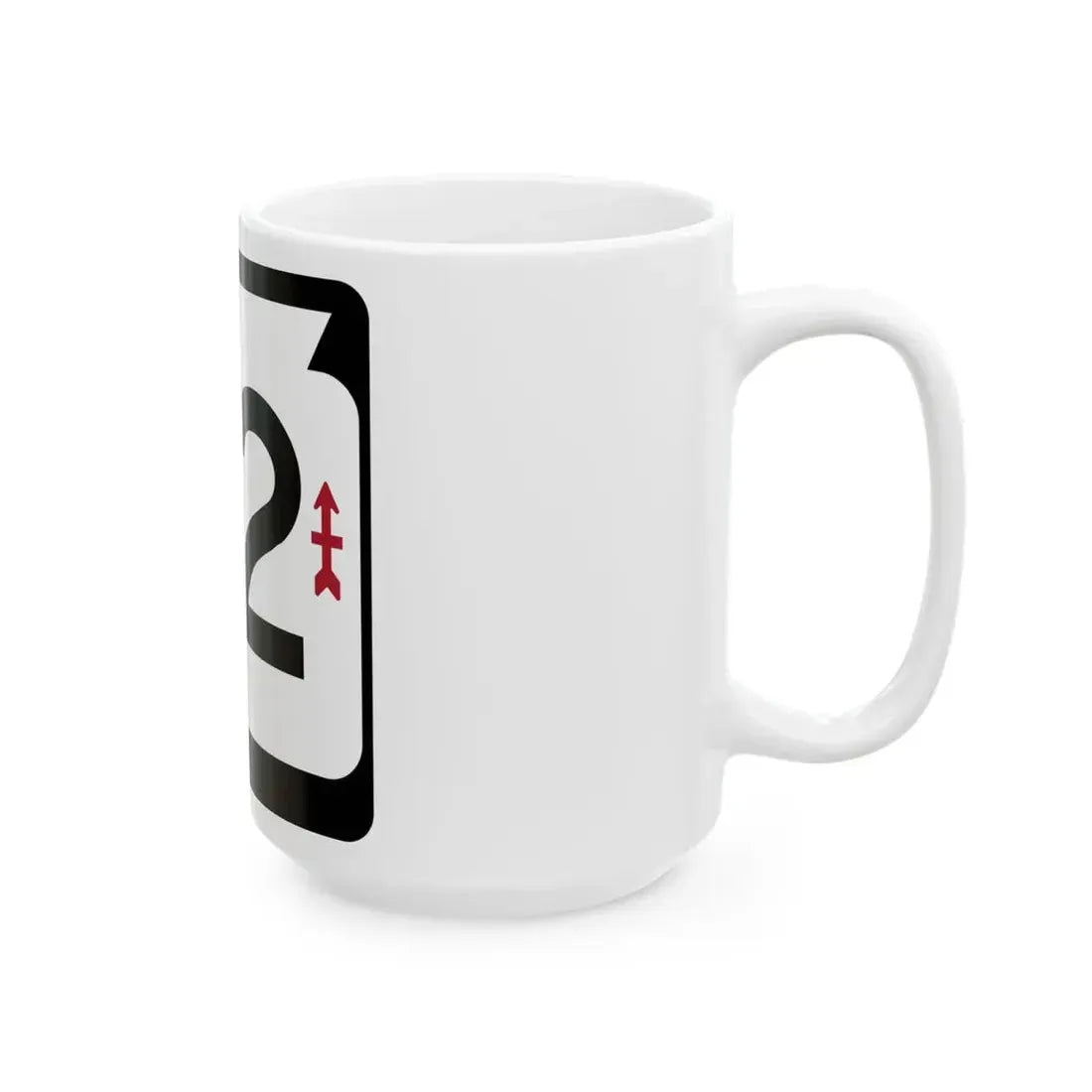 WIS 32 (Wisconsin) (Road Sign) White Coffee Mug - Go Mug Yourself