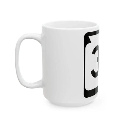 WIS 34 (Wisconsin) (Road Sign) White Coffee Mug - Go Mug Yourself