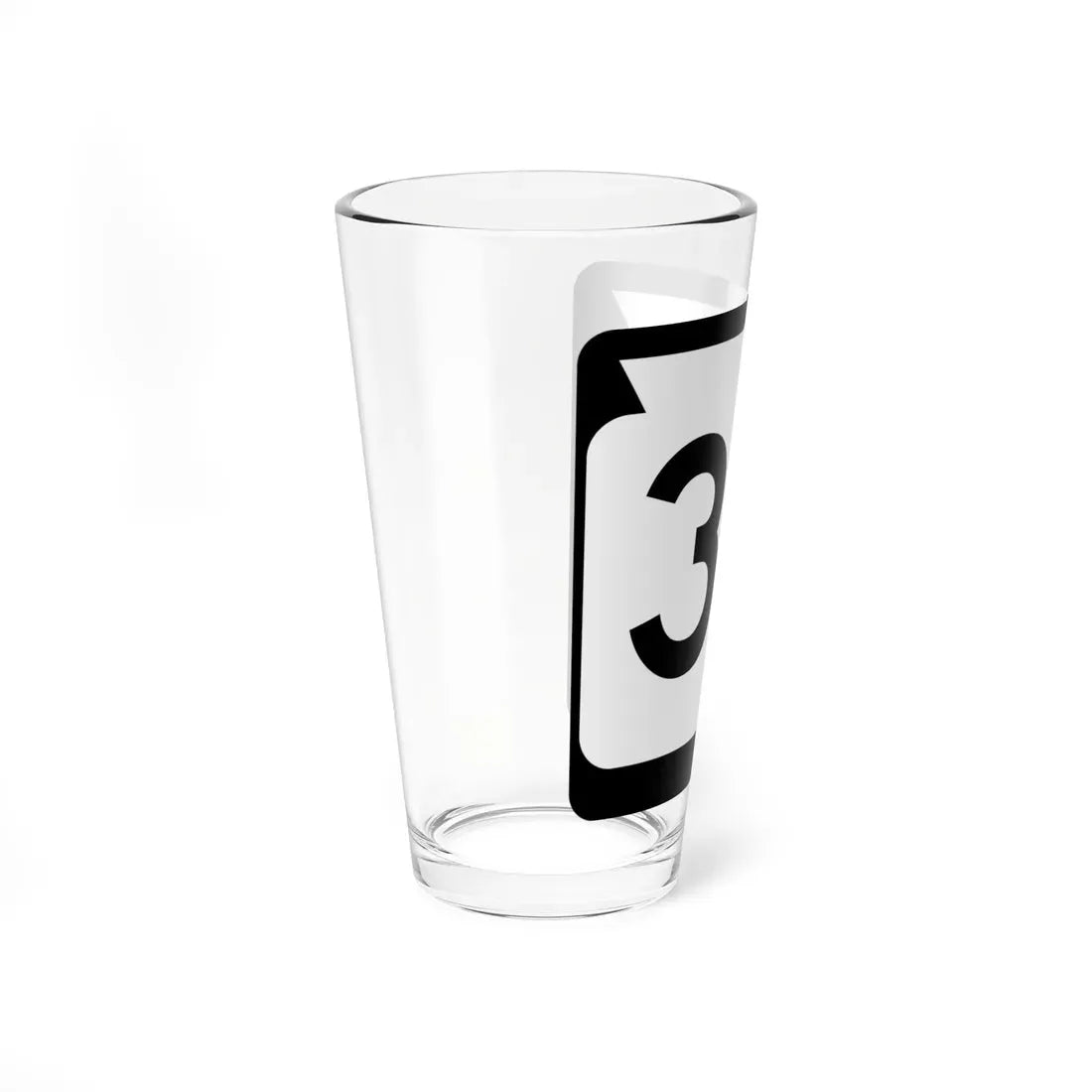 WIS 36 (Wisconsin) (Road Sign) Pint Glass 16oz - Go Mug Yourself