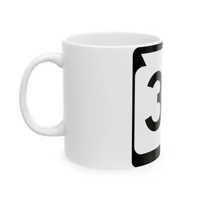 WIS 36 (Wisconsin) (Road Sign) White Coffee Mug - Go Mug Yourself