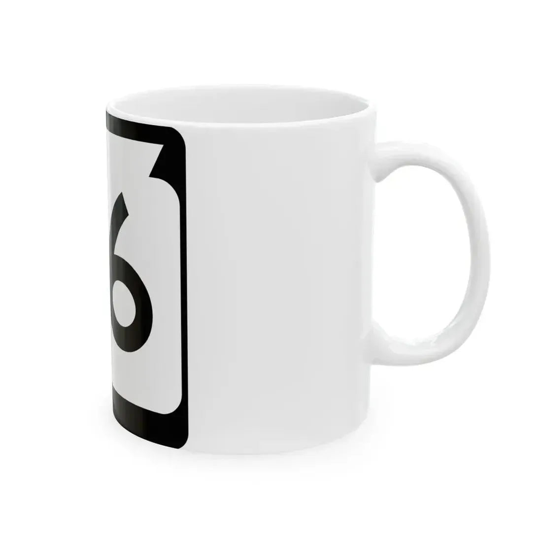 WIS 36 (Wisconsin) (Road Sign) White Coffee Mug - Go Mug Yourself