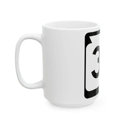 WIS 36 (Wisconsin) (Road Sign) White Coffee Mug - Go Mug Yourself