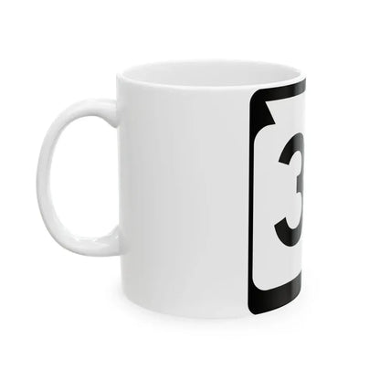 WIS 37 (Wisconsin) (Road Sign) White Coffee Mug - Go Mug Yourself