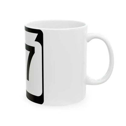 WIS 37 (Wisconsin) (Road Sign) White Coffee Mug - Go Mug Yourself