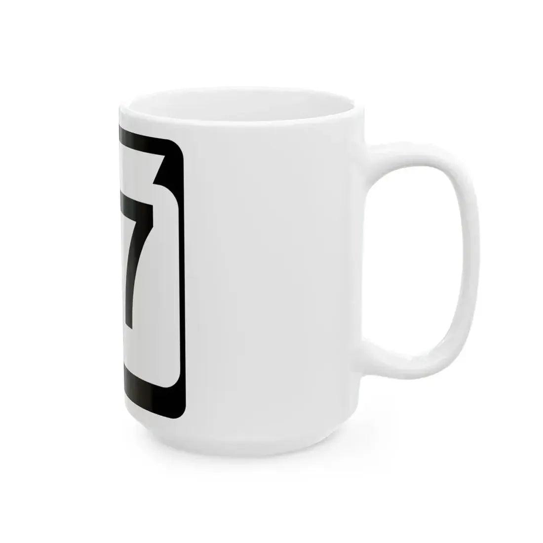 WIS 37 (Wisconsin) (Road Sign) White Coffee Mug - Go Mug Yourself