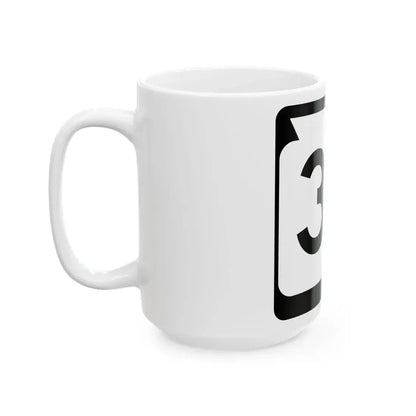 WIS 38 (Wisconsin) (Road Sign) White Coffee Mug - Go Mug Yourself