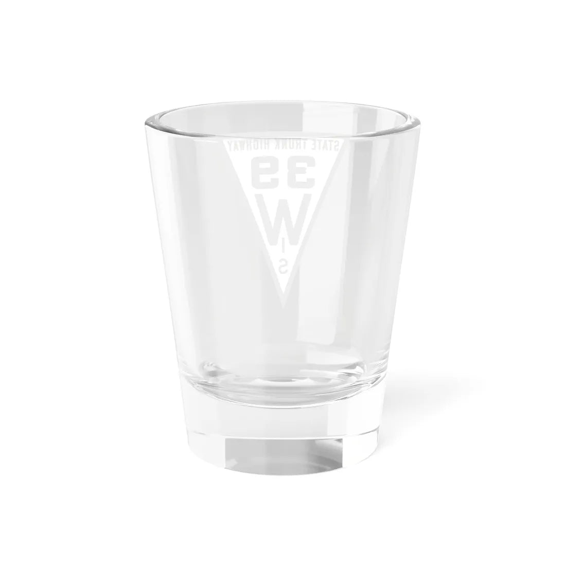 WIS 39 1919 (Wisconsin) (Road Sign) Shot Glass 1.5oz - Go Mug Yourself