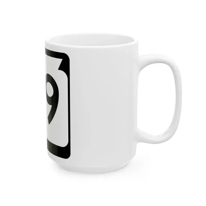 WIS 39 (Wisconsin) (Road Sign) White Coffee Mug - Go Mug Yourself
