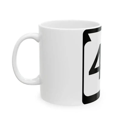WIS 40 (Wisconsin) (Road Sign) White Coffee Mug - Go Mug Yourself