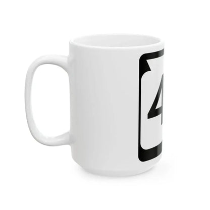 WIS 40 (Wisconsin) (Road Sign) White Coffee Mug - Go Mug Yourself