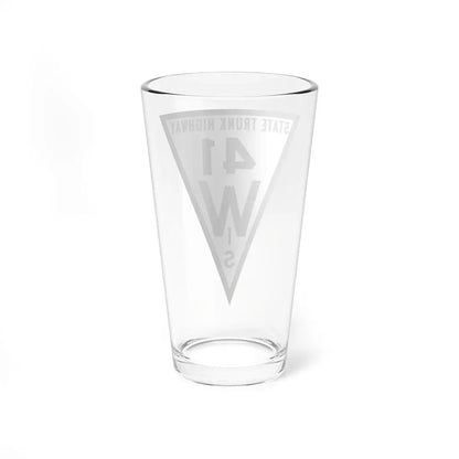 WIS 41 1919 (Wisconsin) (Road Sign) Pint Glass 16oz - Go Mug Yourself