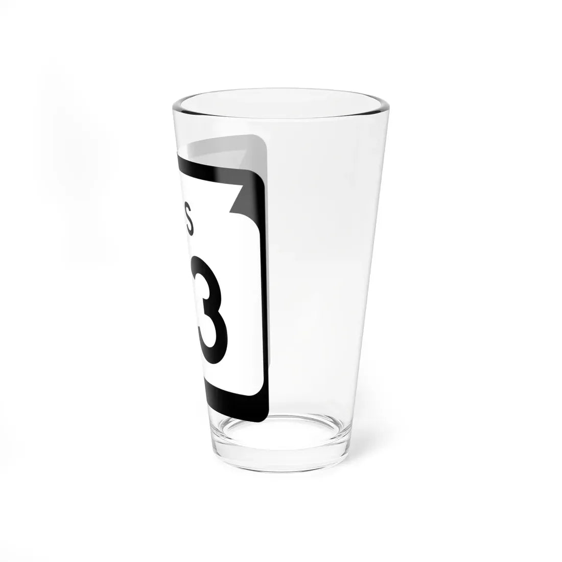 WIS 43 1970 (Wisconsin) (Road Sign) Pint Glass 16oz - Go Mug Yourself
