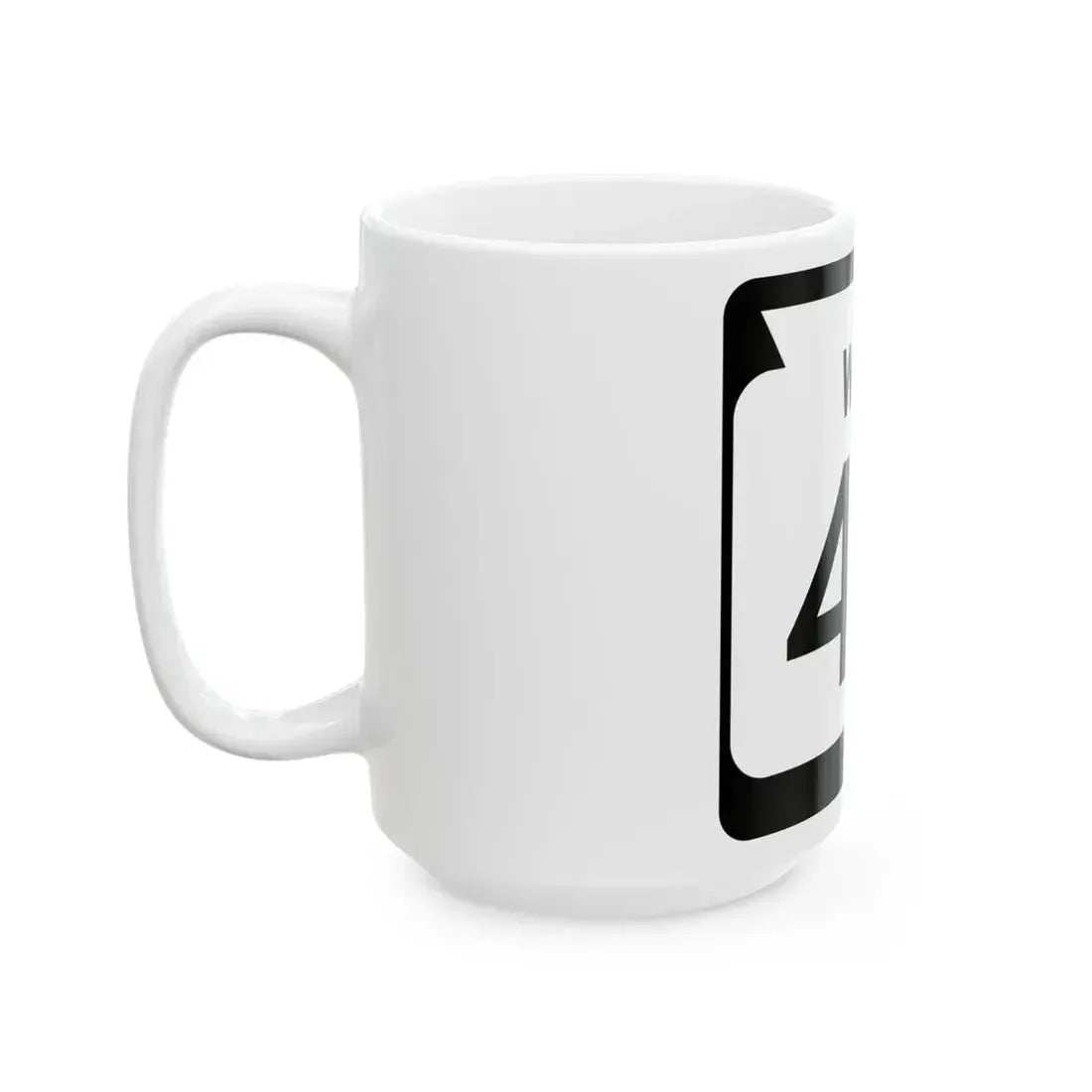 WIS 43 1970 (Wisconsin) (Road Sign) White Coffee Mug - Go Mug Yourself
