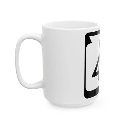 WIS 43 1970 (Wisconsin) (Road Sign) White Coffee Mug - Go Mug Yourself