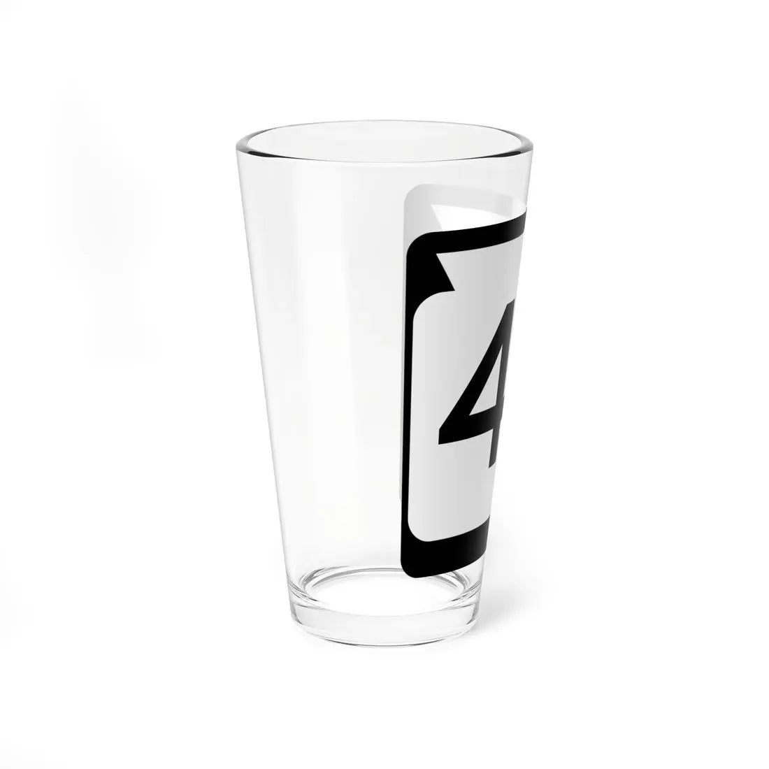 WIS 43 (Wisconsin) (Road Sign) Pint Glass 16oz - Go Mug Yourself