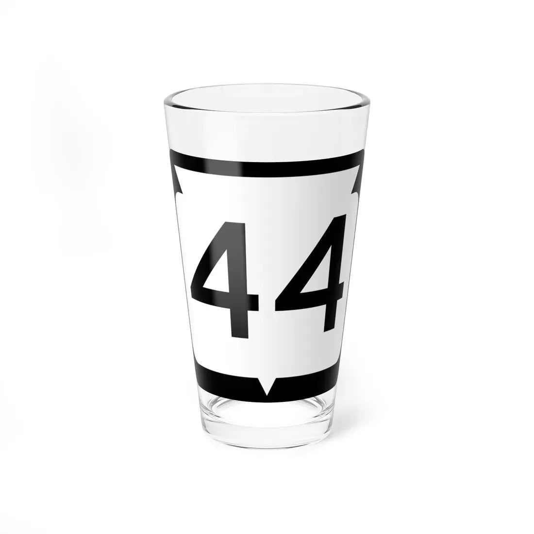 WIS 44 (Wisconsin) (Road Sign) Pint Glass 16oz 16oz - Go Mug Yourself