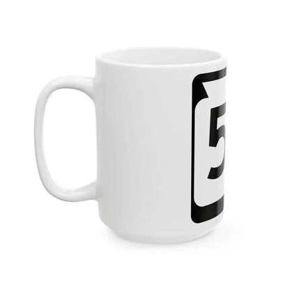 WIS 53 (Wisconsin) (Road Sign) White Coffee Mug - Go Mug Yourself