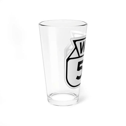 WIS 55 1949 (Wisconsin) (Road Sign) Pint Glass 16oz - Go Mug Yourself