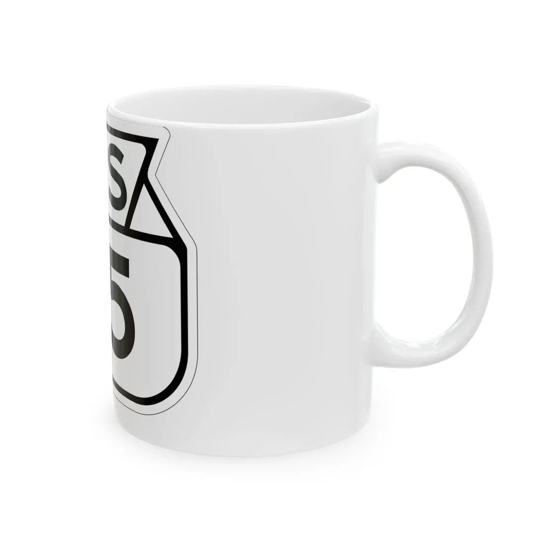 WIS 55 1949 (Wisconsin) (Road Sign) White Coffee Mug - Go Mug Yourself