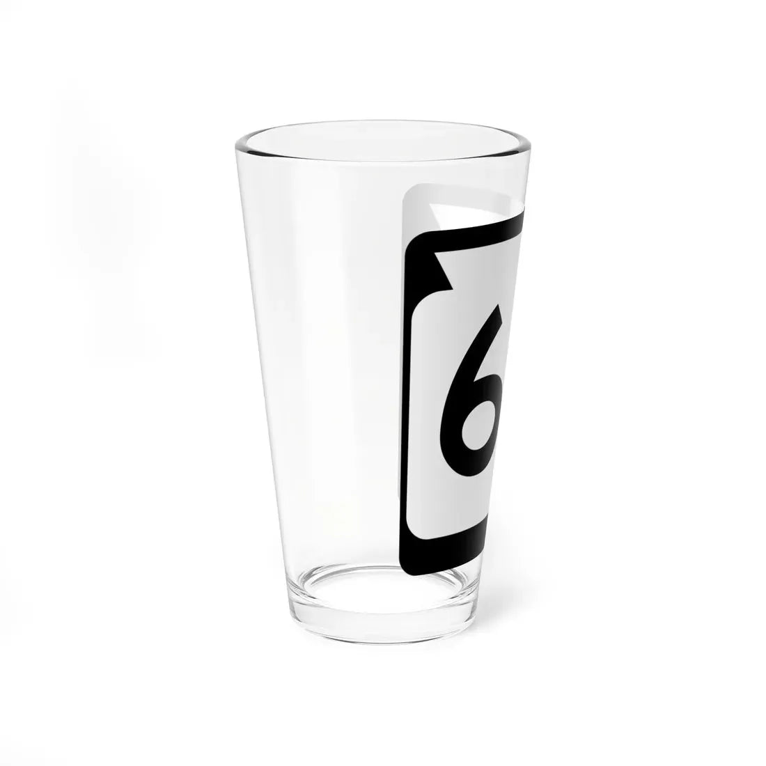 WIS 60 (Wisconsin) (Road Sign) Pint Glass 16oz - Go Mug Yourself