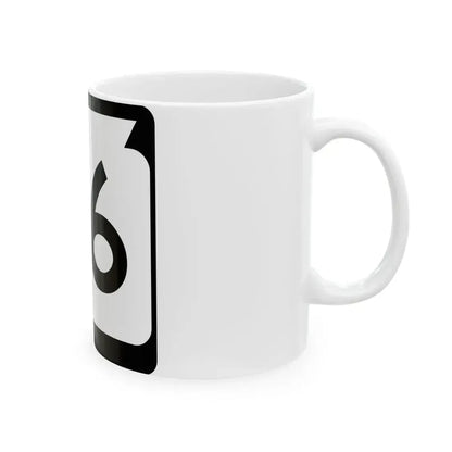 WIS 66 (Wisconsin) (Road Sign) White Coffee Mug - Go Mug Yourself