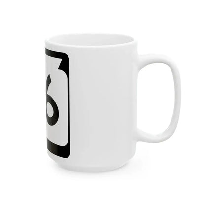 WIS 66 (Wisconsin) (Road Sign) White Coffee Mug - Go Mug Yourself