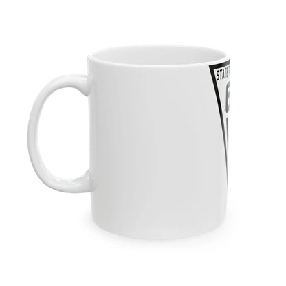 WIS 67 1919 (Wisconsin) (Road Sign) White Coffee Mug - Go Mug Yourself
