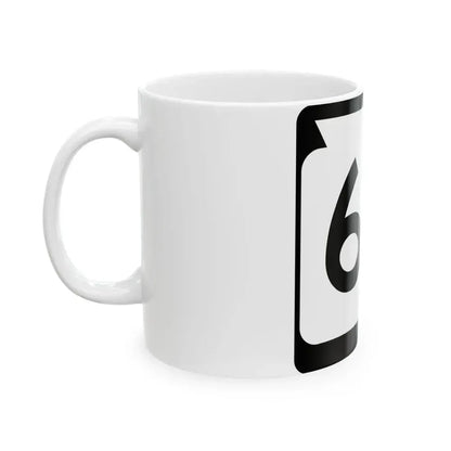 WIS 67 (Wisconsin) (Road Sign) White Coffee Mug - Go Mug Yourself