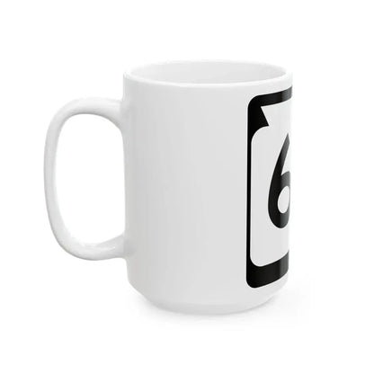 WIS 67 (Wisconsin) (Road Sign) White Coffee Mug - Go Mug Yourself