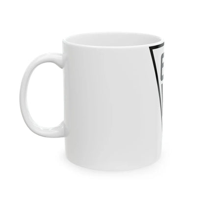 WIS 68 1927 (Wisconsin) (Road Sign) White Coffee Mug - Go Mug Yourself