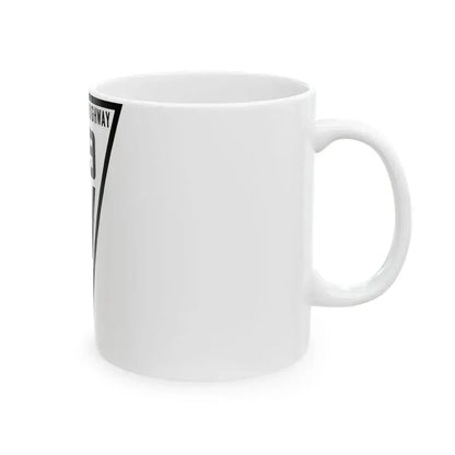 WIS 69 1919 (Wisconsin) (Road Sign) White Coffee Mug - Go Mug Yourself