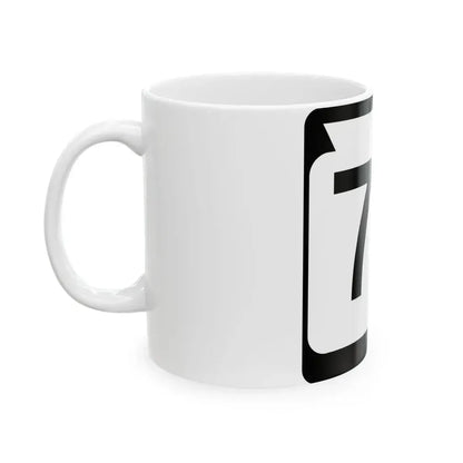 WIS 70 (Wisconsin) (Road Sign) White Coffee Mug - Go Mug Yourself