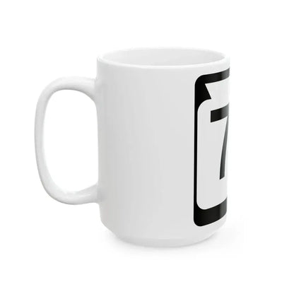 WIS 70 (Wisconsin) (Road Sign) White Coffee Mug - Go Mug Yourself