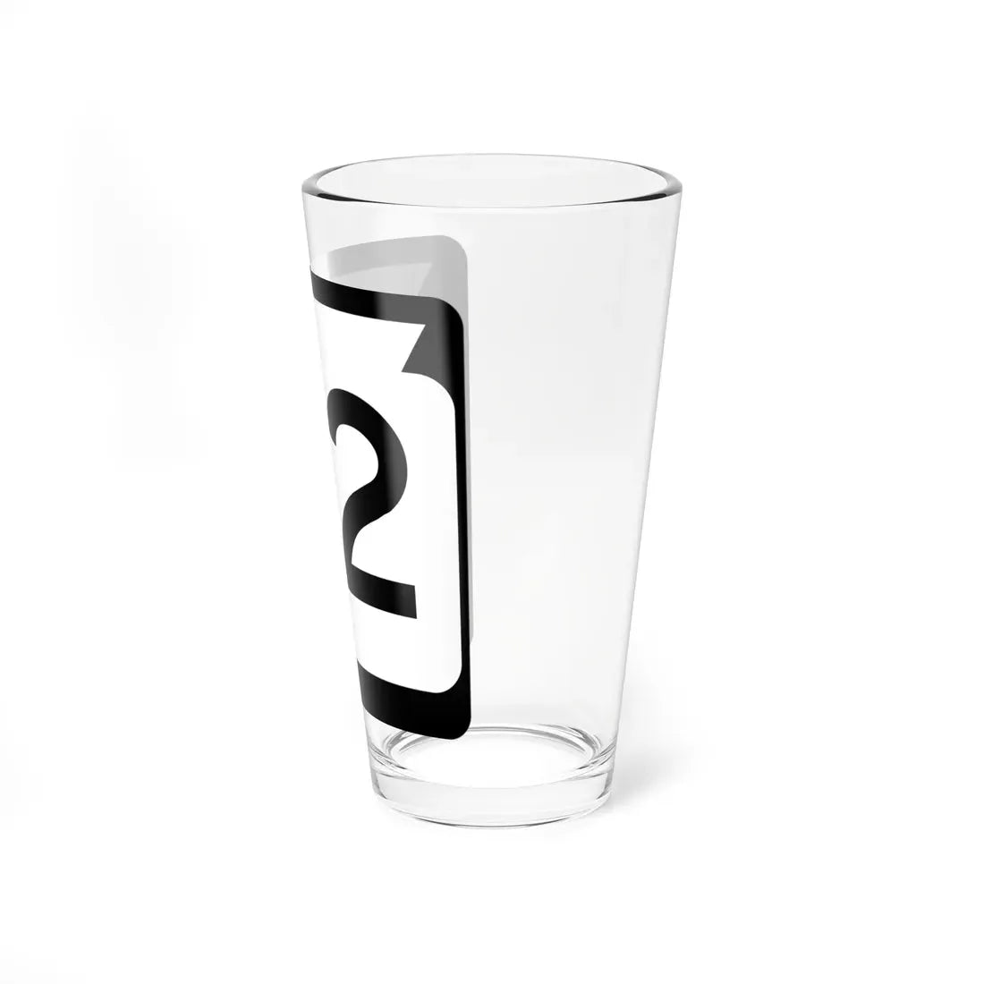 WIS 72 (Wisconsin) (Road Sign) Pint Glass 16oz - Go Mug Yourself