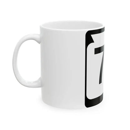 WIS 73 (Wisconsin) (Road Sign) White Coffee Mug - Go Mug Yourself