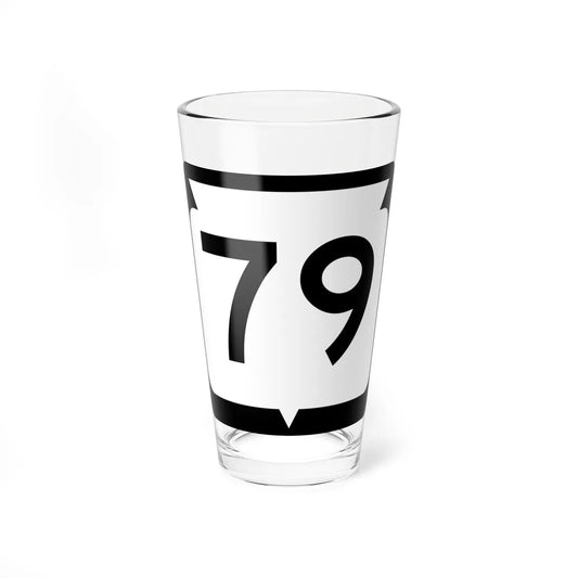 WIS 79 (Wisconsin) (Road Sign) Pint Glss 16oz 16oz - Go Mug Yourself