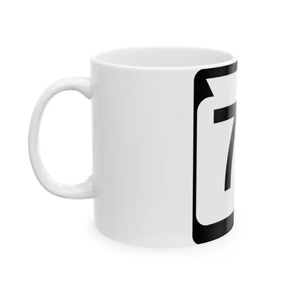 WIS 79 (Wisconsin) (Road Sign) White Coffee Mug - Go Mug Yourself