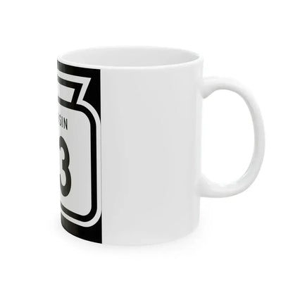 WIS 83 1958 (Wisconsin) (Road Sign) White Coffee Mug - Go Mug Yourself
