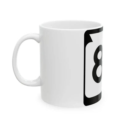 WIS 83 (Wisconsin) (Road Sign) White Coffee Mug - Go Mug Yourself