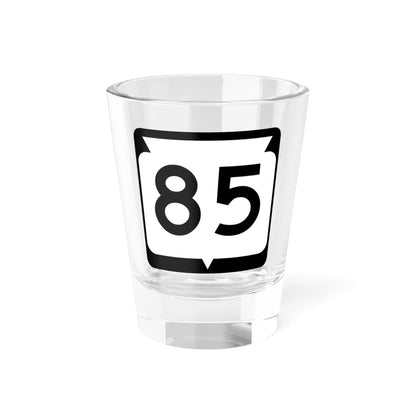 WIS 85 (Wisconsin) (Road Sign) Shot Glass 1.5oz 1.5oz - Go Mug Yourself