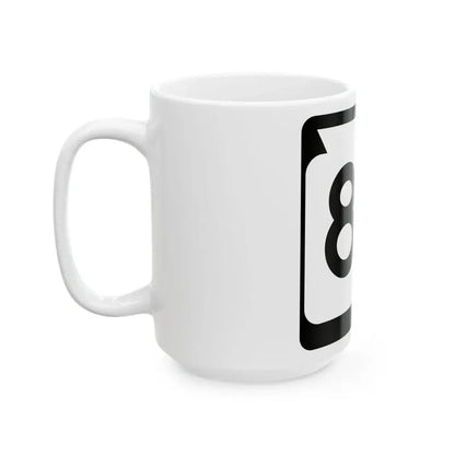 WIS 85 (Wisconsin) (Road Sign) White Coffee Mug - Go Mug Yourself