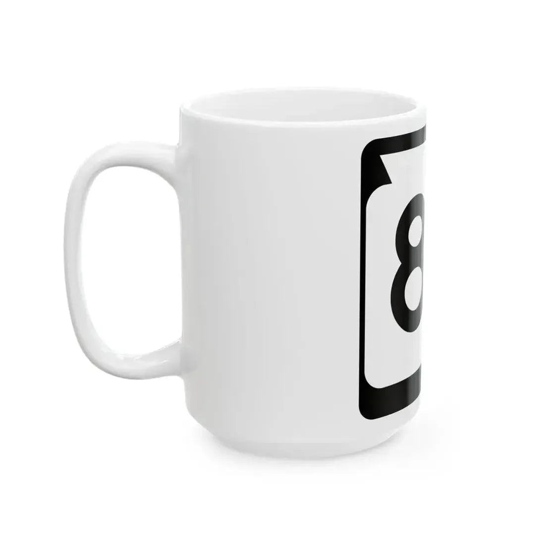 WIS 87 (Wisconsin) (Road Sign) White Coffee Mug - Go Mug Yourself