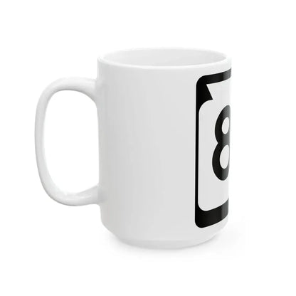 WIS 87 (Wisconsin) (Road Sign) White Coffee Mug - Go Mug Yourself