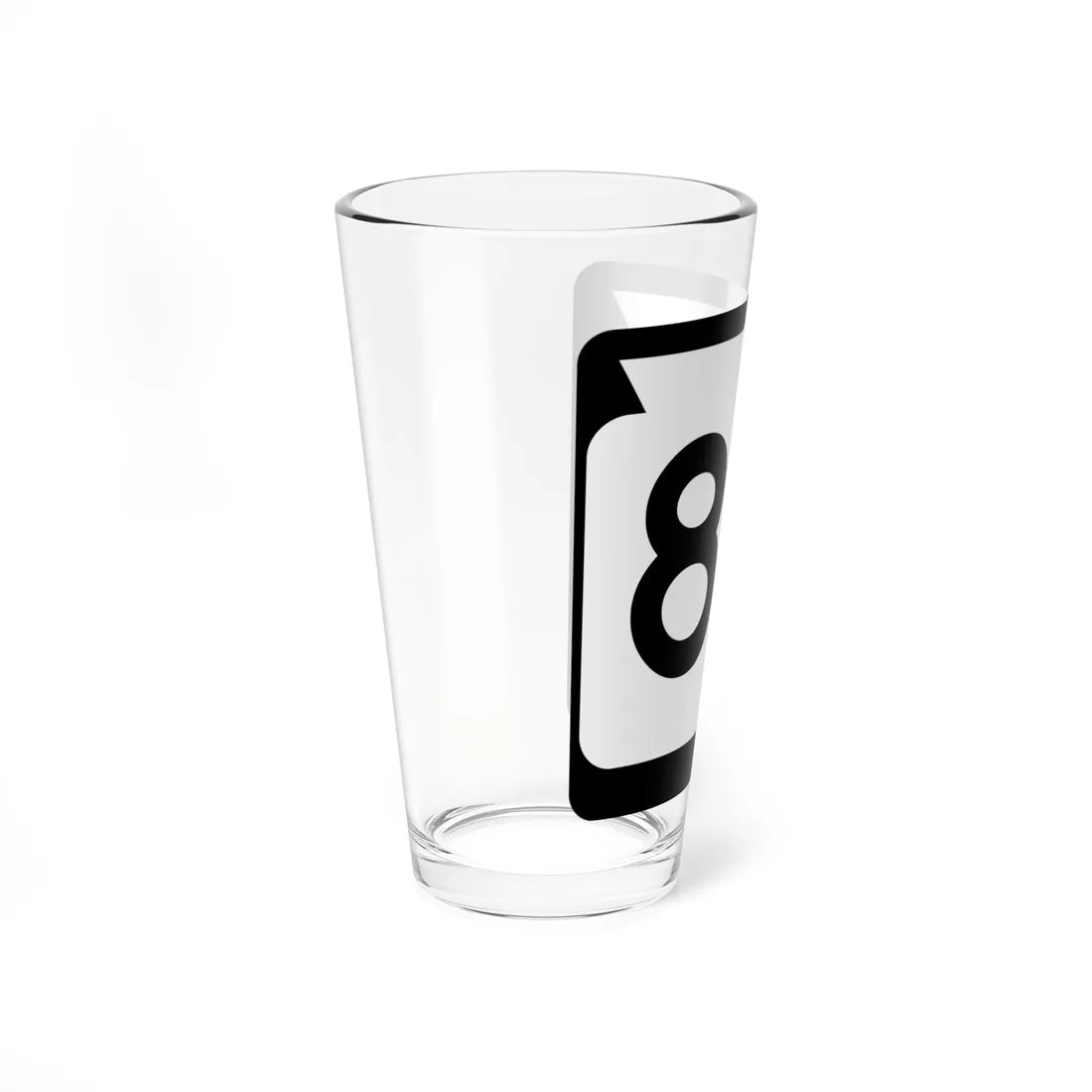 WIS 89 (Wisconsin) (Road Sign) Pint Glass 16oz - Go Mug Yourself
