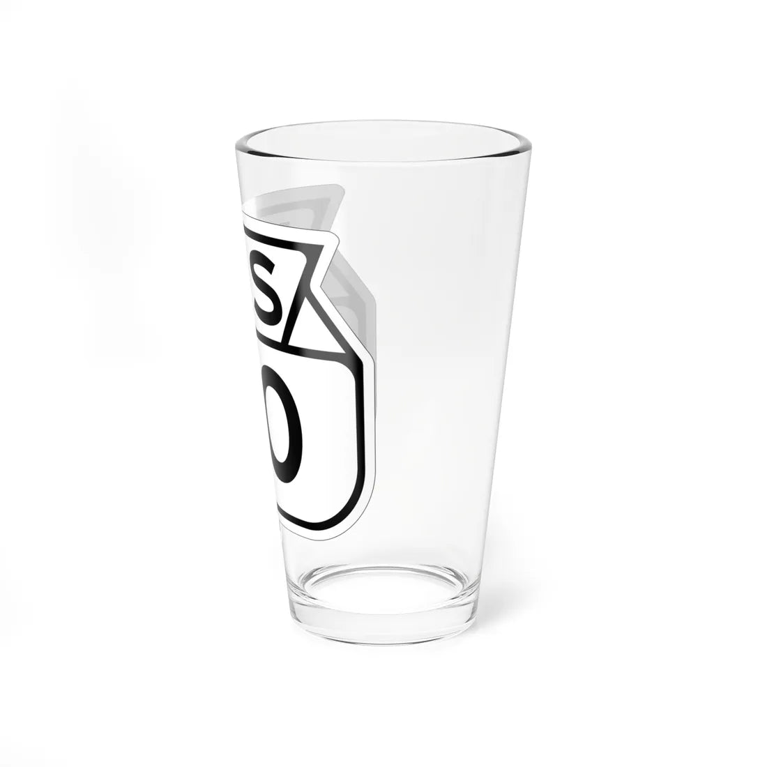 WIS 90 1949 (Wisconsin) (Road Sign) Pint Glass 16oz - Go Mug Yourself