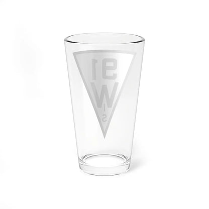 WIS 91 1927 (Wisconsin) (Road Sign) Pint Glass 16oz - Go Mug Yourself