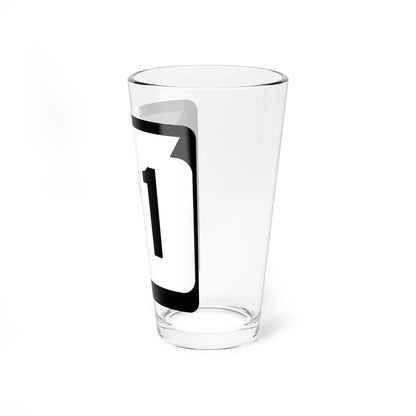 WIS 91 (Wisconsin) (Road Sign) Pint Glass 16oz - Go Mug Yourself
